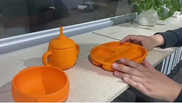 silicone feeding set video