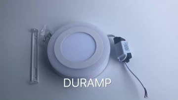 double color panel light