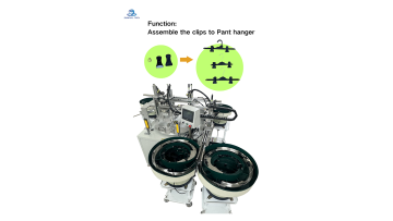 Coated automatic hanger making machine