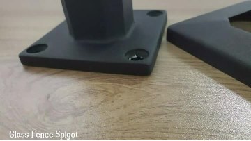 Black plastic spray square glass spigot