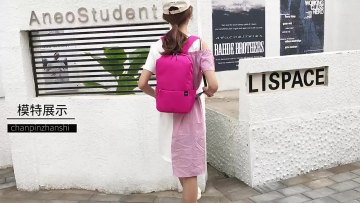 Factory direct sale can print logo gift with Oxford cloth backpack student school bag1