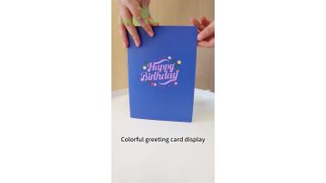 3D Happy Bithday Pop Up Cards with cats