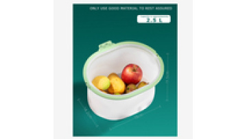 2.5L Large Capacity Reusable Refrigerator Silicone Fresh Sealing Food Storage Bag1