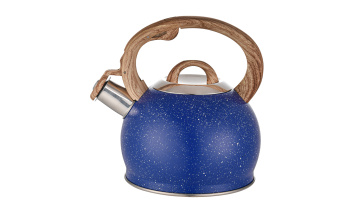 FH-593C wood-like handle,the blue tea kettle