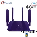 4G Router Wifi LTE Wi Fi Modem Sim Card Access WAN/LAN RJ45 Port Mobile Hotspot Car Networking Vpn Broadband CPE Outdoor 300Mbps