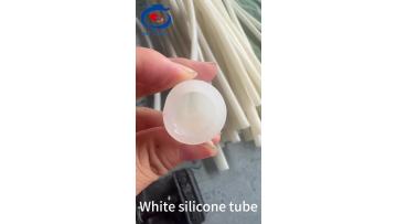 White silicone tube