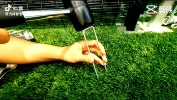 Garden Pins Galvanized Anti-Rust Ground Staples Stakes Pegs Spikes Pins for Securing Lawn Farm Sod Weed Barrier Landscape1