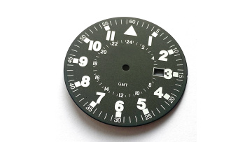 DL-242 Pilot watch dial