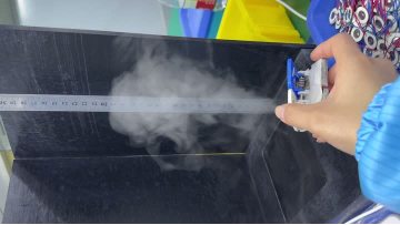 Medical atomizer atomization effect test