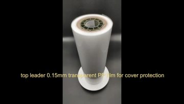 0.15mm transparent PP film
