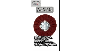 Ultra fine satin polishing wheel