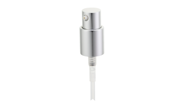 18/410 Shiny Silver Treatment Pump with Aluminum Overcap