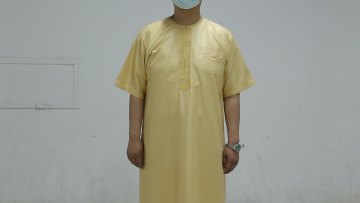 Thobe Thoub Jubba Robe Muslim Baju .OEM.OBM men's jubbah1