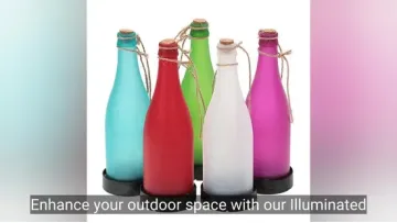 Enchanting Solar-Powered LED Fairy Lights in Wine Bottles1