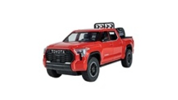 Genuine License Tundra Diecast Model Car with Sound, Lights, and Rebound Steering for Kids' Birthday Gift1