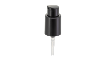 18/415 Black Smooth Double Wall Treatment Pump