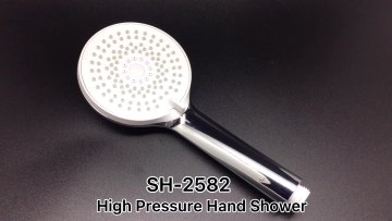 Ningbo Factory Hot-sale 4 Setting Round Chrome Plastic Bathroom Shower High Pressure1