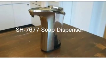 Automatic Soap Dispenser  5 Adjustable Soap Dispensing Levels Liquid Hand Soap Dispenser for Bathroom & Kitchen1