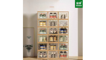 Clear acrylic folding shoe box