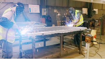 Hot dipped Galvanized Crowd Control Barrier Used Temporary Fence1