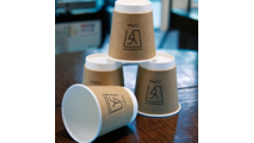 Reusable - Like 10oz Double Wall 90mmKraft Insulated Paper Cups Eco-Friendly Waterproof Paper Food Container No Tax Dinosource1