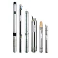 Deep well submersible pump home well water stainless steel high lift deep well small submersible pump 100QJD3-40 220V