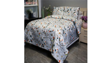 microfiber printing quilts bedding bedspreads  set durabl1