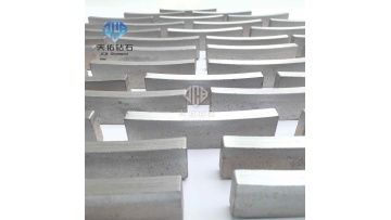 Pressureless Sintered Diamond Segments