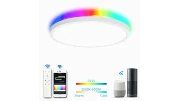 Smart RGB Ceiling Light with Remote Control for Ambiance1
