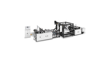 Ultrasonic nonwoven bag making machine