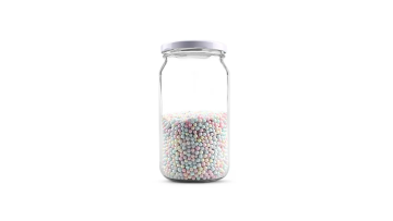 840ml glass jar video
