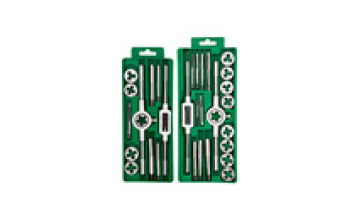 ZHIXIN OEM 20PCS/set M3-M12 Tap and Die Set Combination Alloy Steel Hand Tools Metric Size for Wood Plastic Soft Metal Steel1
