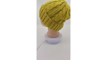Knitted beanie hat