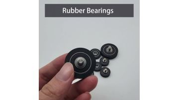 black rubber bearing