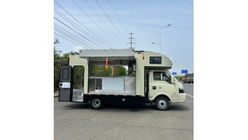 Mobile food burger cart suitable for street shops