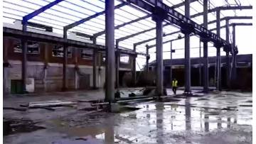 Prefabricated steel structure workshop metal warehouse shed building PRV6