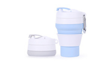 New Ideas Product 2019 Smart Foldable Eco Friendly Silicone Coffee Mug, Silicone Cup With Lid1