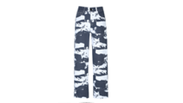 Original Print All Over Wide Leg Jeans for Men Casual Stylish Denim Trousers1
