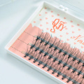 1box 0.10 10D False Eyelashes C Curl Faux Mink Eyelashes Extensions 60 bundles Strip Eyelashes Individual Lashes Natural Style