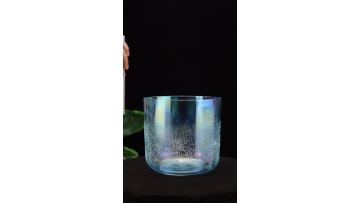 Q're Alchemy Blue Crystal Singing Bowl