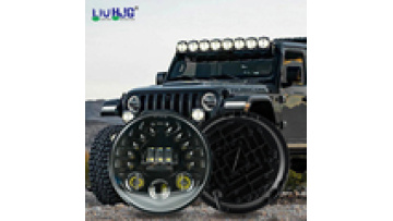 7 Inch Round Led Headlights 12v 24v Motorcycle High Beam Low Beam Off-road Auto Lighting System Other Car Light Accessories1