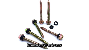 Hex Flange Head Shape Point Screw1