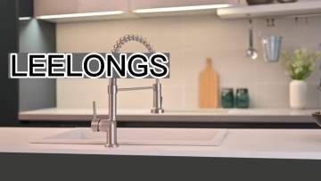 Solid Brass Single Handle Single Lever Pull Down Flexible Kitchen Sink Faucet With Dual Spray1