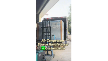 Various air compressors on display, successful shipment