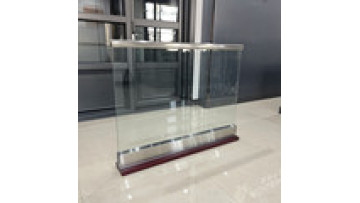 Professional Customization Stainless Steel Stair Balcony Frameless Glass Railing Road Guard Rails profile1