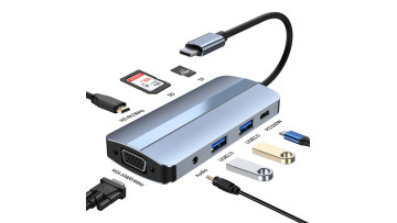8 Port Type C Usb Hub