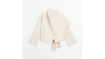 Women's short woolen coat