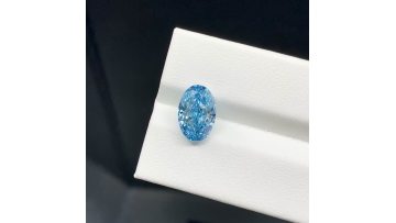 lab created blue diamond