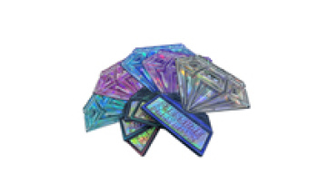 Custom inside printed resealable mini 3.5 7g 1/8 oz unique special shaped die cut smell proof mylar bags with my logo1