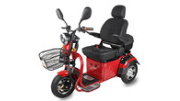 Durable Carbon Steel Electric Scooter with Adjustable Chair and Backrest1